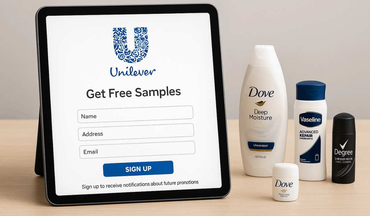 How to Claim Free Unilever Product Samples – No Purchase Required