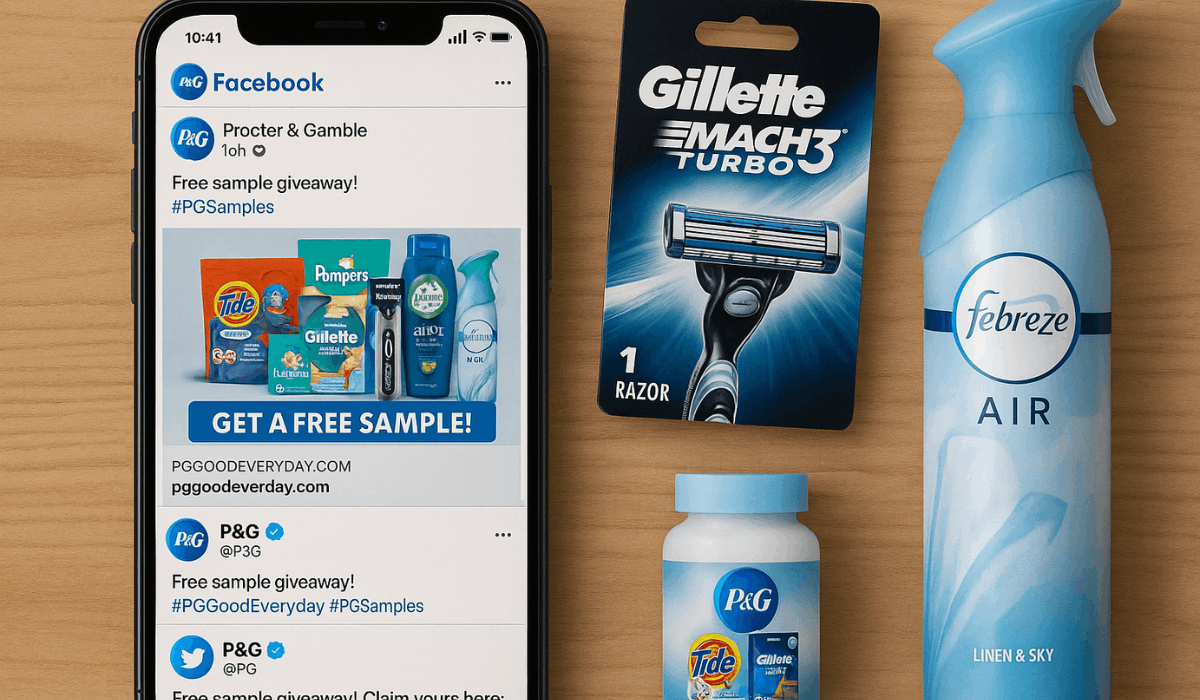 How to Access Free Procter & Gamble Product Samples